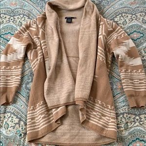 Cozy tan cardigan